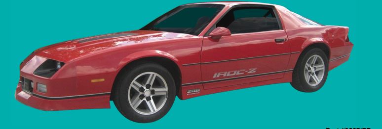 Late 70'sCamaro Z28 Stripes 1/64th HO Scale Slot Car Waterslide Decals 