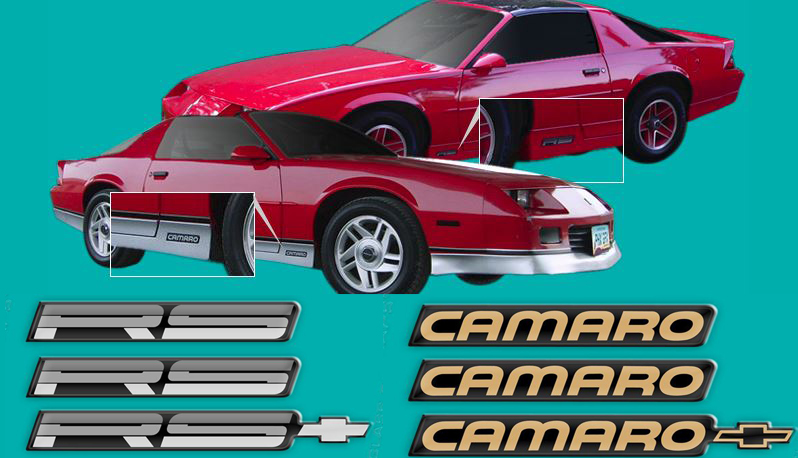 Late 70'sCamaro Z28 Stripes 1/64th HO Scale Slot Car Waterslide Decals 