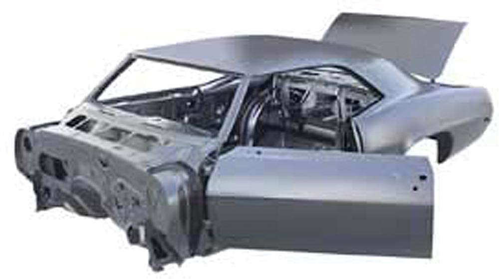 Camaro Full Body Assembly Coupe For Cars With Heater 1969