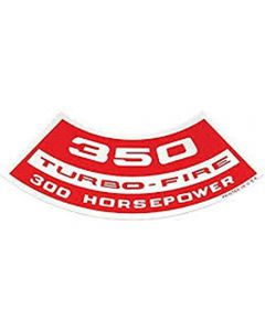 350 Turbo Fire 300HP Decal
