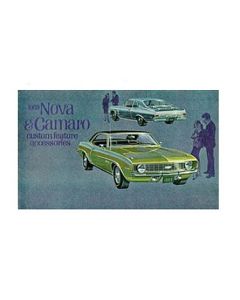 Camaro Custom Feature Accessories Booklet, 1969