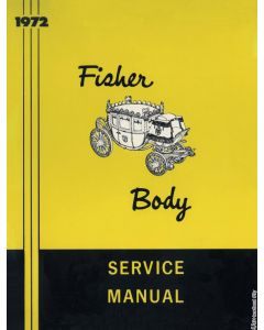 Camar  Body By Fisher Manual, 1972