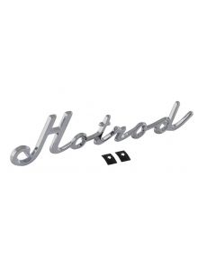  "Hotrod" Script Emblem, Chrome, 1962-1979
