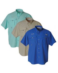 Men's Columbia Bowtie Bahama Shirt - Turquoise