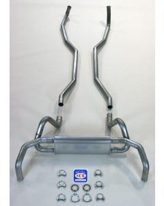 Camaro Original Style Exhaust System, For Big Block With Manifolds, 2-1/2", 1967-1969