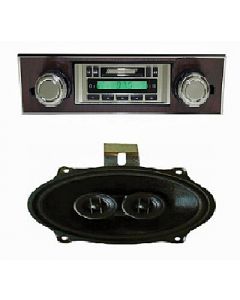 67-68 Stereo,USA-230, Black Face,200 Watt Radio w/speaker