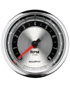 Autometer 3-3/8 In Dash Tachometer  American Muscle   0-8000RPM 






