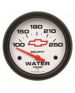 2-5/8" Water Temperature, 100-250 °F Gauge White Face W/ Red Bowtie



