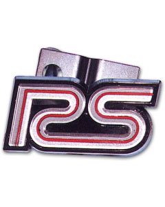 Camaro Grille Emblem, RS, Silver, 1980-1981