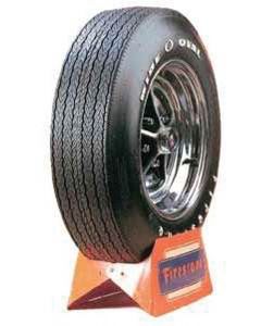 Camaro Tire, F70 x 14, Firestone Wide Oval, With Raised White Letters, 1970-1974