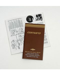 Camaro Owner's Manual, 1979