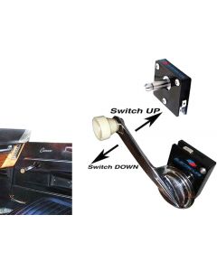 Camaro Power Window Switch, Crank Handle, 1-5/16" Deep Shaft