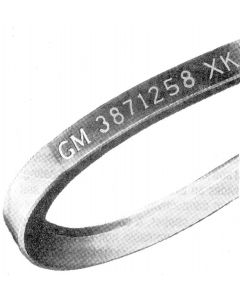 Camaro Power Steering Belt, 396ci, For Cars With Air Conditioning & Automatic Transmission, 1969