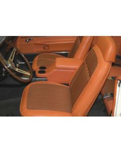 Camaro Floor Console, Vinyl Covered, Saddle, For Cars With Factory Console, 1967-1969
