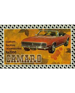 Camaro Custom Feature Accessories Booklet, 1968