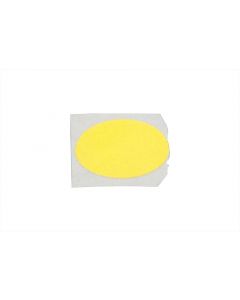 Steering Box Decal,Oval,Yellow,1969