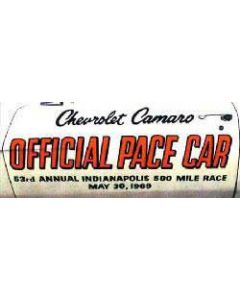 Camaro Pace Car Door Decal Kit, 1969