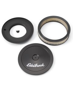 Edelbrock 1203 Air Cleaner Signature Series Round; 10"  Black