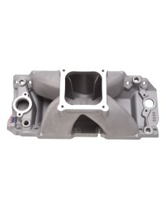 Edelbrock 2896 Manifold Bbc Short Deck Super Victor 565 Conventional Rect Port Heads