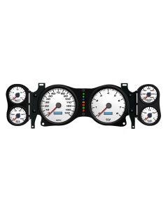 Gen ll Camaro - New Vintage USA Performance ll Series, 6 Gauge Package, White Dial, 240 KPH 1970-1978 
