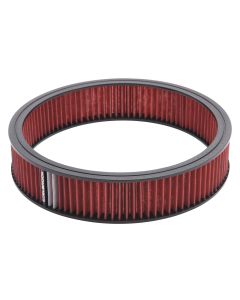 Edelbrock 43666 Air Cleaner Element; Pro-Flo; 3In. Tall; 14In. Diameter; Red