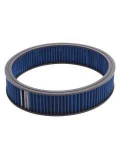 Edelbrock 43667 Air Cleaner Element; Pro-Flo; 3In. Tall; 14In. Diameter; Blue