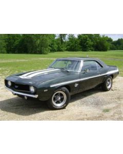 Camaro Yenko Vinyl Stripe Kit, 2Mil Thick, White, 1969