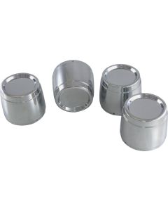 Wheel Cap Set, Chrome, For Corvette-Style Wheels