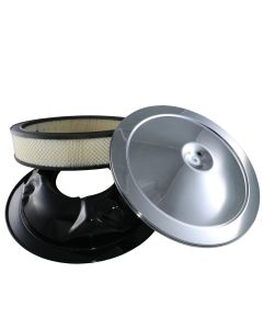 Camaro Open Element Air Cleaner Assembly, Chrome, Show Quality, 1967-1969