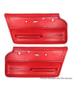 1967 Corvette Deluxe Door Panels, Convertible-Bright Blue
