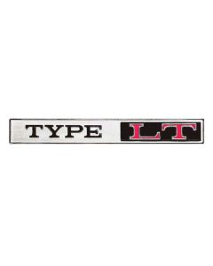 Rear Panel Emblem,Type LT,75-76