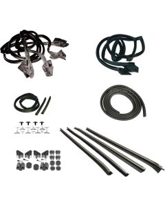 1970-1981 Camaro Weatherstrip Kit, (Cars With Factory Stainless Moldings)