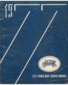 Camaro Fisher Body Service Manual, 1977