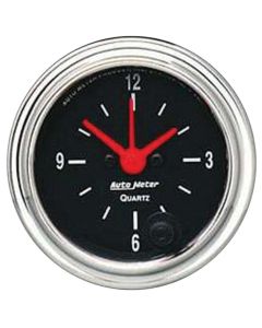 Clock,Chrome,AutoMeter