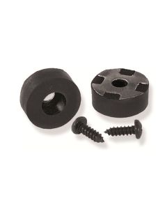 1967-1970 Camaro Bucket Seat Back Rubber Stoppers, With Metal Inserts& Mounting Screws
