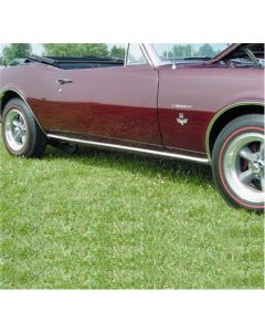 Camaro Rocker Panel Molding, Show Correct, 1967-1969