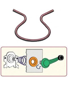 Camaro Window Crank Handle Retaining Clip, Door Or Quarter,1967-92