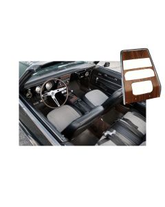 Dash Panel,Center,Deluxe Woodgrain,Cars w/o A/C,1968