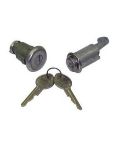 1967 Glove Box & Trunk Lock Set,w/Orig Style Keys