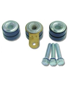 1967-1992 Camaro Windshield Wiper Motor Mounting Grommets with Inserts, Ground Strap & Screws
