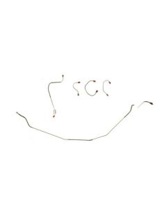 1967-1968 Camaro Brake Line Set, Front, Steel, For Cars With Power Disc Brakes