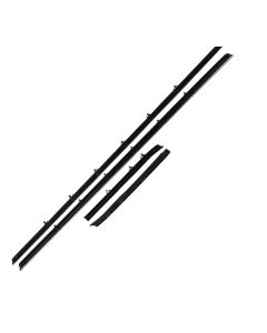 Outer Window Felt Kit,Coupe,w/ Flat S/S Beads,68-69