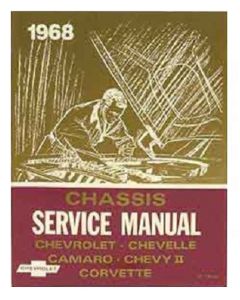 Camaro, Chevrolet Chassis Service Shop Manual, 1968