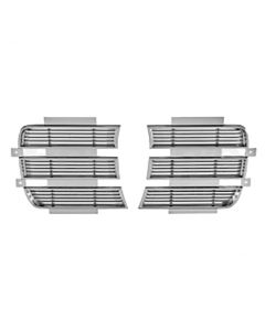 Camaro Headlight Door Covers, Inner, Chrome, Rally Sport (RS), 1969