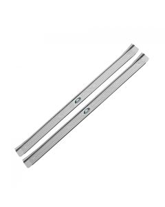 1967-1969 Camaro Trim Parts Sill Plates, With Riveted Fisher Emblem, Show Correct