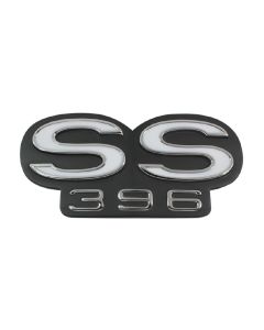 Camaro Taillight Panel Emblem, SS396, 1969