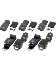 Camaro Seat Belt Sets, Standard, Front & Rear, 1967-1969