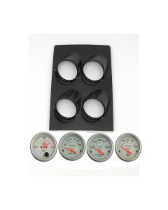 Console Gauge Pod Kit,Oil/Fuel/Volt/Water/Clock,68-69