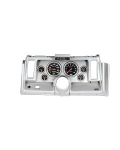 1969 Camaro Instrument Cluster Panel, Brushed Aluminum Finish, With Phantom Series AutoMeter Gauges