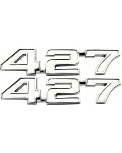 Camaro Fender Emblems, 427, 1968
